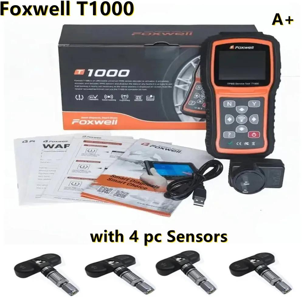 Foxwell T1000 TPMS α׷ , TPMS  ڴ Ȱȭ, RF Ű Ȯ, FOB Ÿ̾ з ͸ ý, ڵ ׽